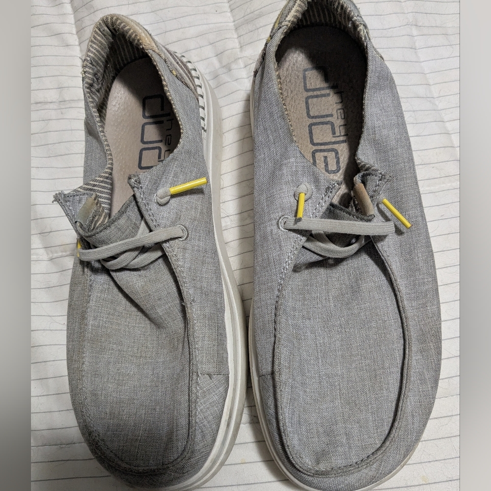 Hey Dude Gray Loafers